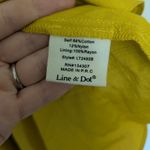 Line and Dot  Yellow Ruffle Top Cropped Asymmetrical Length New Small Photo 4