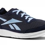 Reebok Throwback Sport Ahead Action Walking Shoe~8.5 Indigo-Denim Glow-White Photo 1