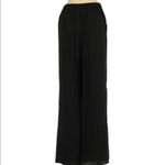 ZARA  Flowy High Waist Wide Leg Pants w/ Side Slits Black Size S NEW Photo 3