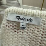 Madewell  white‎ V neck sweater XS Photo 3