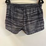  Black and Gray Patterned Lululemon Shorts Size 4 Photo 1