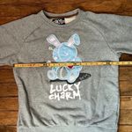 BKYS crew neck sweatshirt lucky charm blue bunny size medium Photo 1
