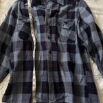 Vintage Trade Mark Fujimiya Tokyo Navy Plaid Button Photo 2