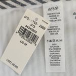 Aerie  Stripe Bikini Bottoms with Ruffles NWT Size Medium Full Coverage Bottom Photo 8