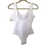 David's Bridal NWT Davis Bridal White Wife of the Party Swimsuit Cup Padding Chic Fun Sz M Photo 2