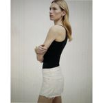 Madewell  $78 Low Rise Boyfriend Shorts in White Size 33 NS121 Photo 1