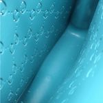 Gucci Blue Perforated Rubber Tote Bag with COA EUC Photo 8