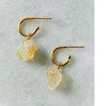 REVOLVE Arms Of Eve Carmen Hoop Earrings Citron Women's Size OS Gold Photo 4