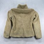 Patagonia Fleece Jacket Full Zip Pockets Warm Cozy Outdoor Beige Women's S READ Photo 5