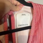 C/MEO COLLECTIVE  Unstoppable  red patterned open back Jumpsuit Photo 4