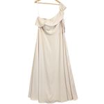 Hayley Paige Occasions NEW Plus Size 22 Bridesmaid Dress One Shoulder Cashmere Photo 2
