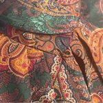 Westbound Vintage  Size 12 Paisley Psychedelic Print 80’s Long Sleeve Blouse Photo 6