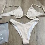 Elegant Cream Bikini Set Size XS Photo 0