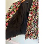 Nanette Lepore  0 floral zip front blazer jacket Photo 5