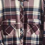 Eden & Olivia  Maternity Plaid Blouse Photo 3