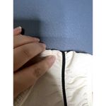 Donna Gray White Tank Top Women's Size Large Career Wear Corpcore Office Scrunch Photo 3