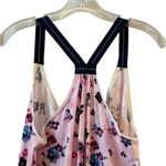 Lucky Brand Women's Pink Floral Sleeveless Knee Length Dress Size L Photo 7