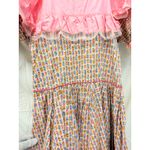 Vintage 1960s/70s Pink Floral Square‎ Dancer Rockabilly Dress Whimsical Prairie Size undefined Photo 4