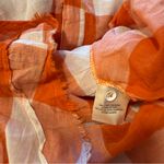 Anthropologie NWOT Maeve  Butterfly Sleeve Big Gingham Check Button Up Blouse Photo 5