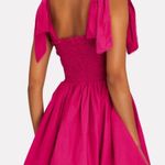 Love Shack Fancy Amada Tie-Shoulder Bubble Dress in Pink Size: XS Photo 2