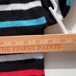 Philosophy  Striped Crew Neck Sweater Black White Blue Red Orange XL Photo 4
