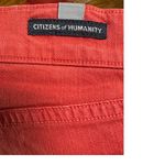 Citizens of Humanity  Orange Straight‎ Leg Jeans Casual Chic Denim Photo 5