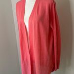 Loft  pink knit open-front cardigan size S Photo 2