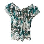 Calvin Klein Jeans  Green Floral Blouse Photo 1