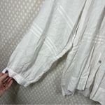 Rails  White Linen‎ Button Up Frances Long Sleeve Top Photo 4