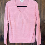 Brooks Brothers  346 Cable Knit Silk Cashmere V Neck Sweater Photo 0