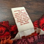 Sundance red & orange floral tank top size 6 Photo 7