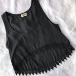 Show Me Your Mumu Chevron Lace Crop Top XS Photo 0