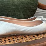J.Crew Silver Metallic Ballet Flats Shoes Photo 3