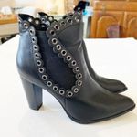 Penny Loves Kenny  Arena Grommet Detail Ankle‎ Boots Black Vegan Leather Size 8.5 Photo 9