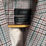 J.Crew NEW Parke blazer in ivory plaid Italian wool Size 0 Photo 7