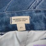 Madewell NEW Perfect Vintage Jean in Medium Indigo Wash: Seamed Edition, 23 Photo 14