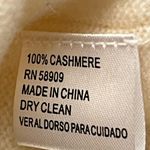 Antonio Melani cream turtleneck 100% cashmere sweater Photo 3