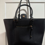 Madison West  Elegant Black‎ Tote Bag Photo 0