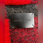 ANINE BING  Bobbi Flannel Jacket Red Coat  Size XS Photo 6