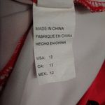 COCOSHIP Pink Floral Cold Shoulder One Piece Swimsuit Size 12 Photo 4