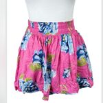 Abercrombie & Fitch Pink Floral Skirt Medium Photo 2