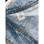 SO  High Rise Mom‎ Jeans Acid Wash Belted Distressed Hem Denim Pants Size 30 Photo 4