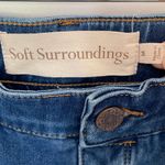 Soft Surroundings  Women’s Denim Pull On Bermuda Shorts Medium Photo 5