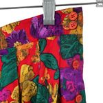 Worthington VINTAGE Vibrant Colorful Pleated Midi Skirt Multicolor 10 Preppy Photo 2