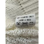 Staccato Ivory Argyle Sweater Small NWOT Photo 4