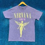 Nirvana Live ‘93 In Utero Fairy Grunge Band Tour T-Shirt Size Medium Photo 0