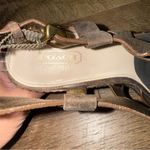 Coach Mallorie Bronze Strappy Wedge Platform Sandals in Size 8.5 Photo 4