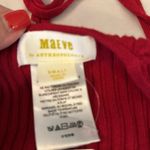 Maeve Anthropologie  2 piece set small halter shrug raspberry red $130 nwt Photo 5