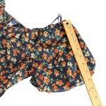 Old Navy  Puff Sleeve Top Size M Smocked Floral Print‎ Empire Waist Cottage Photo 10