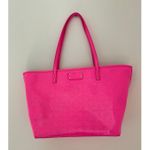Kate Spade New York Molly Bikini Dot Neon Hot Pink Large Tote Purse Bag GUC Photo 0